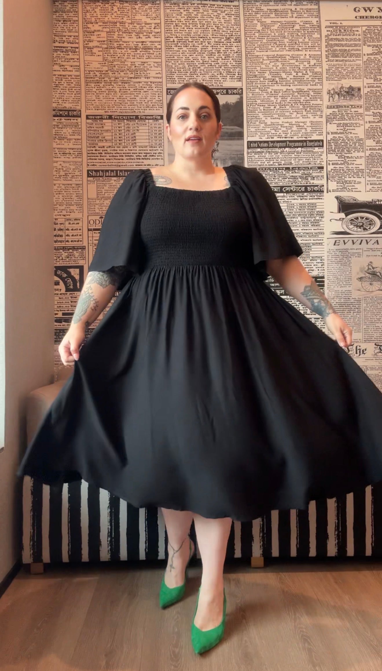 Black Star Dress Plus Size Friday Flamingo Black Star Dress Plus Size Friday Flamingo
