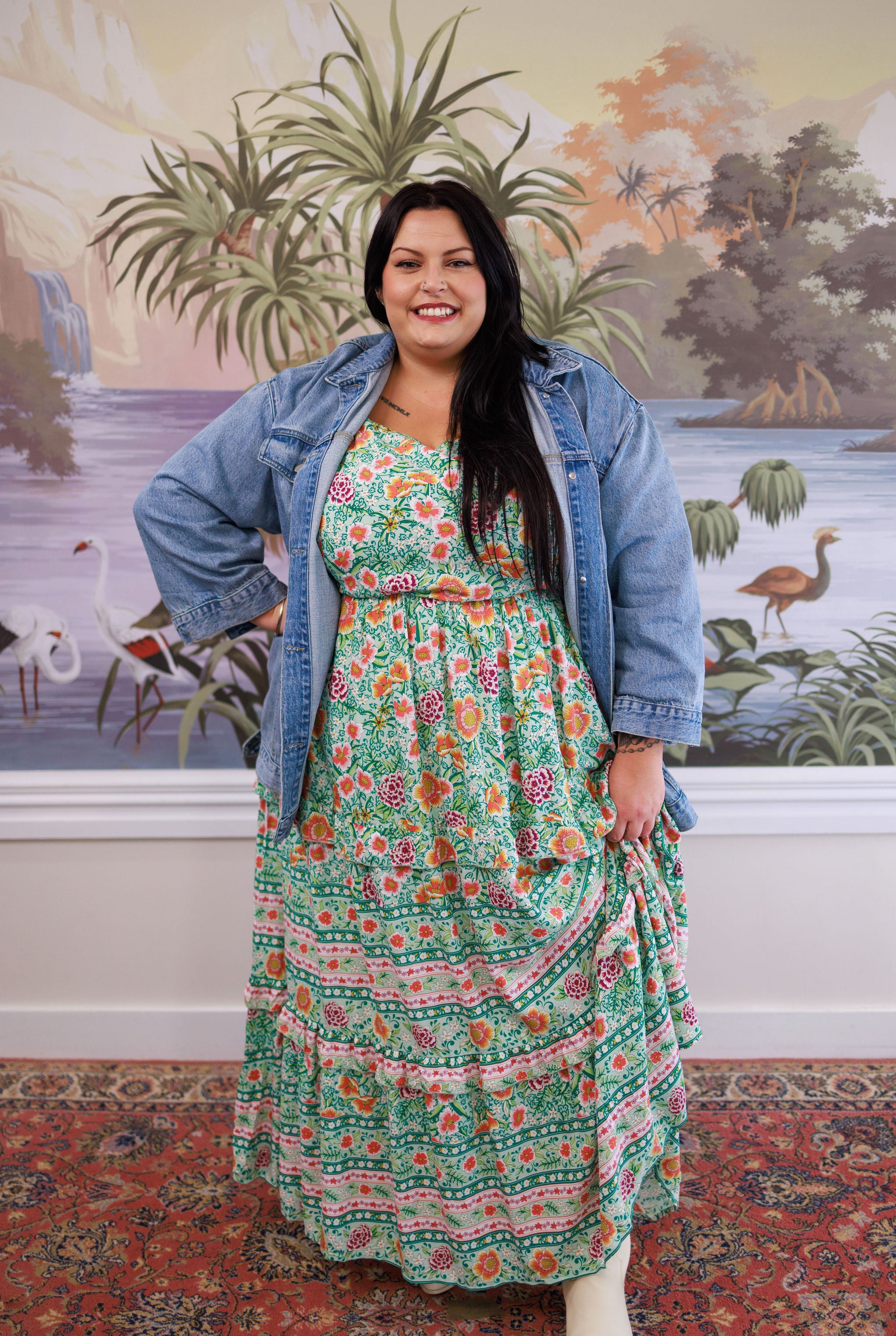 boho maxi dress nz Me Plus Size Plus Size Boho – Friday Flamingo Alaia - Asymmetric Dress The lightweight cotton blend Color:Dark Khaki 521