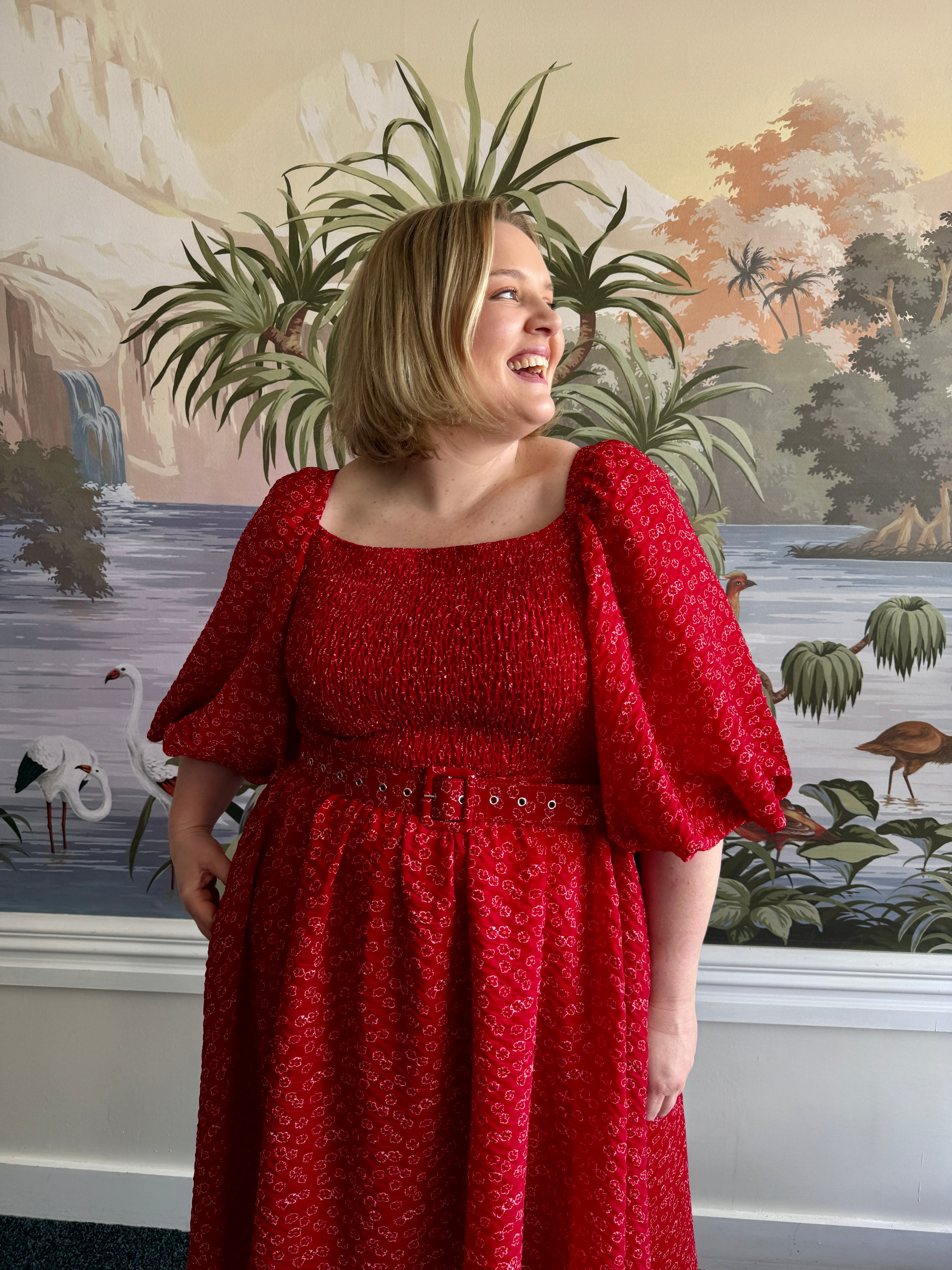 red dress friday Davenport Dress by Friday Pattern Co. CHLOE HYDE