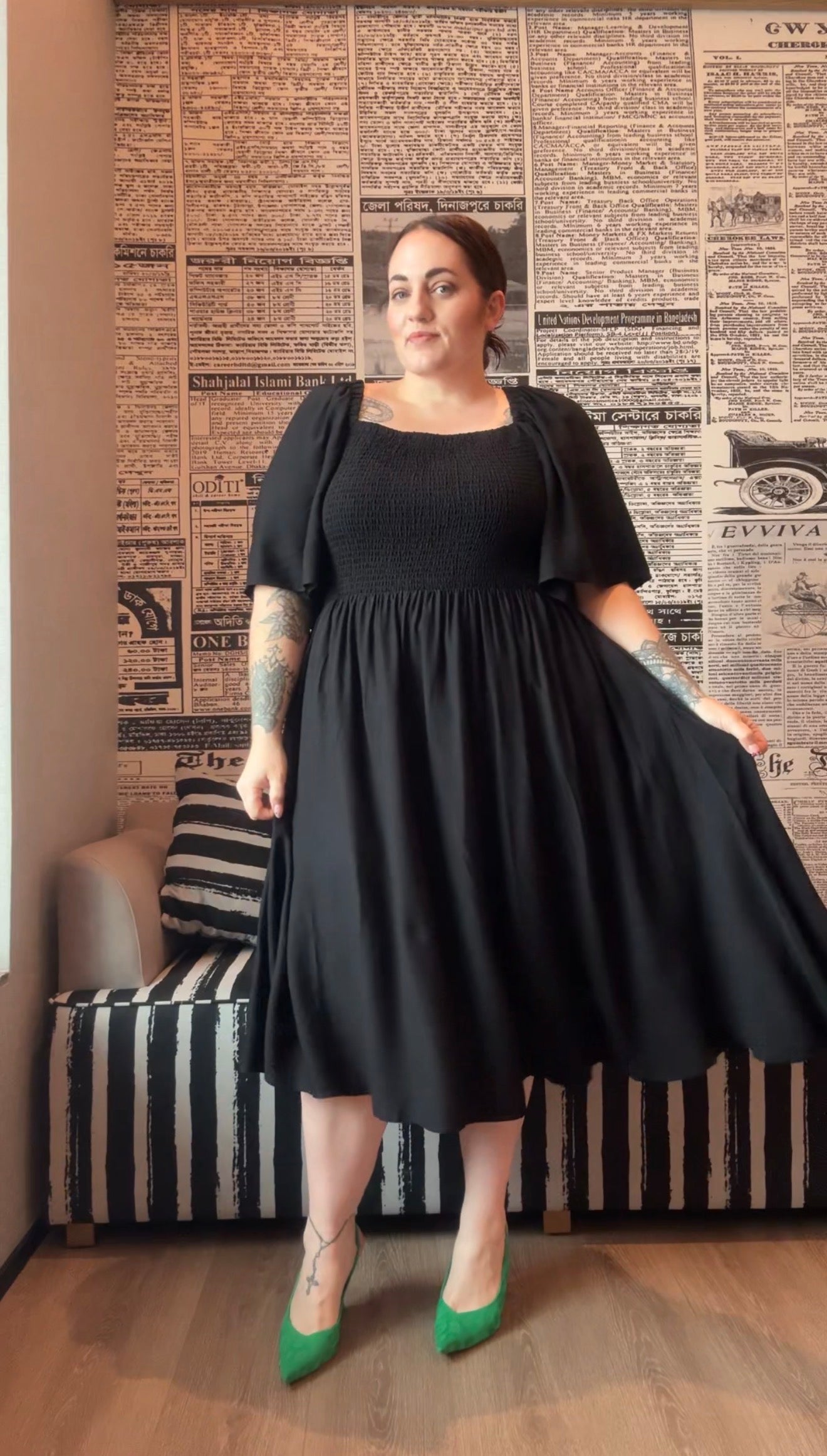 avenue plus size dresses Women's Jasmine Long Sleeve Tiered Maxi Dress The soft stretchy fabric has a smooth finish Lace Dress Avenue Plus Size