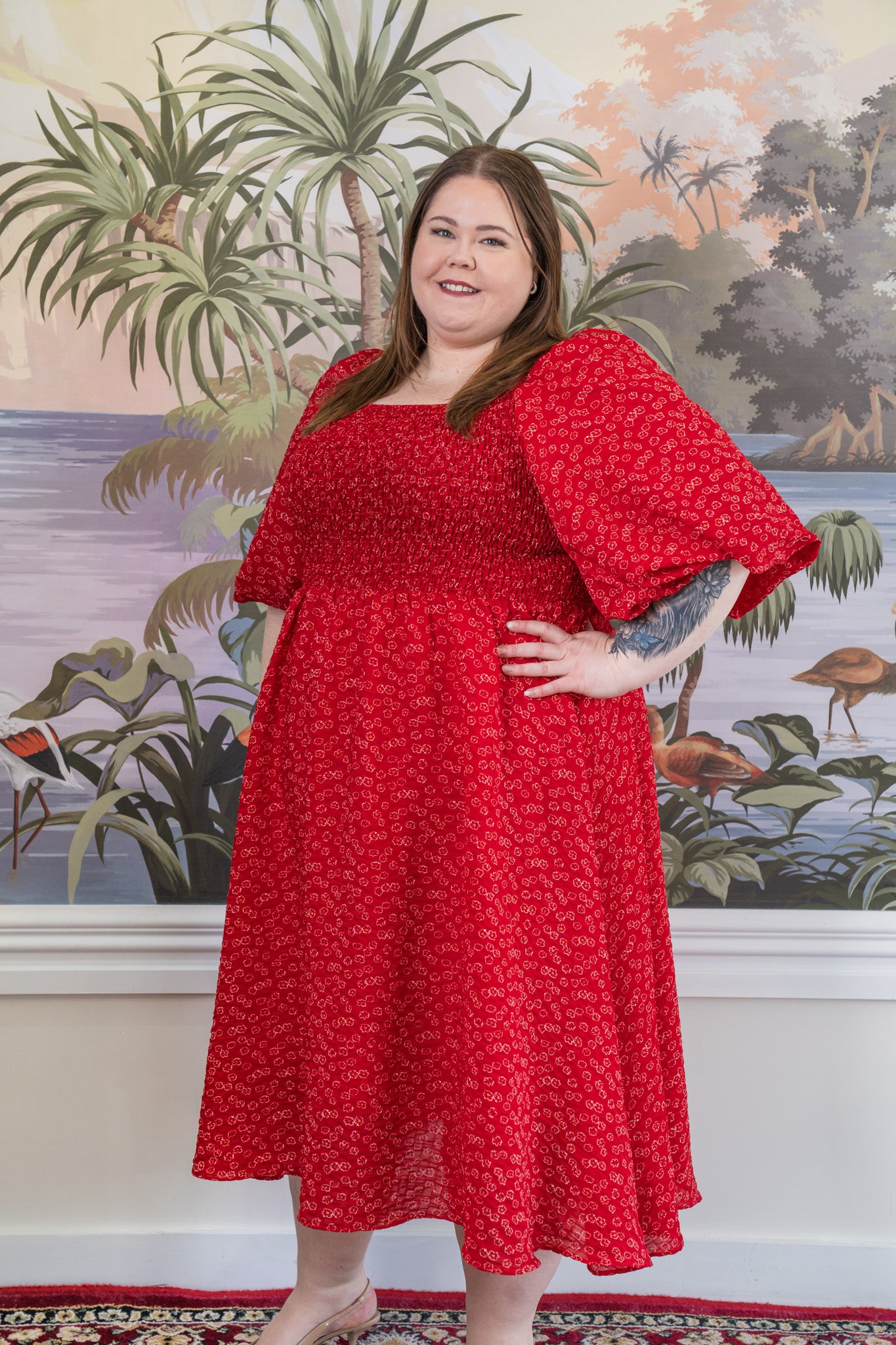 plus size christmas dress with sleeves Plus Size Formal Black Gradient Round Neck Long Sleeve Maxi Dresses