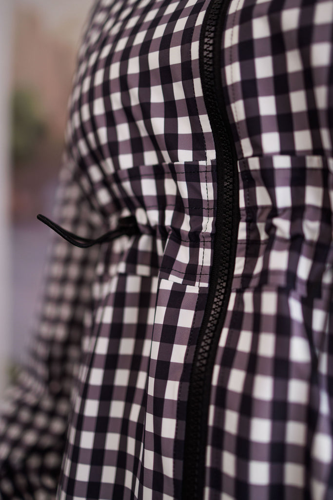 Penelope Gingham Parka Jacket | Women's Curve Fashion | Friday