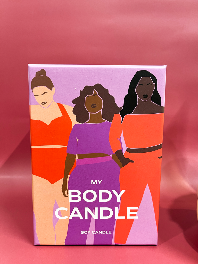 My Body Candle - Tan - Friday Flamingo